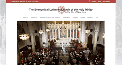 Desktop Screenshot of holytrinitynyc.org
