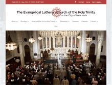 Tablet Screenshot of holytrinitynyc.org